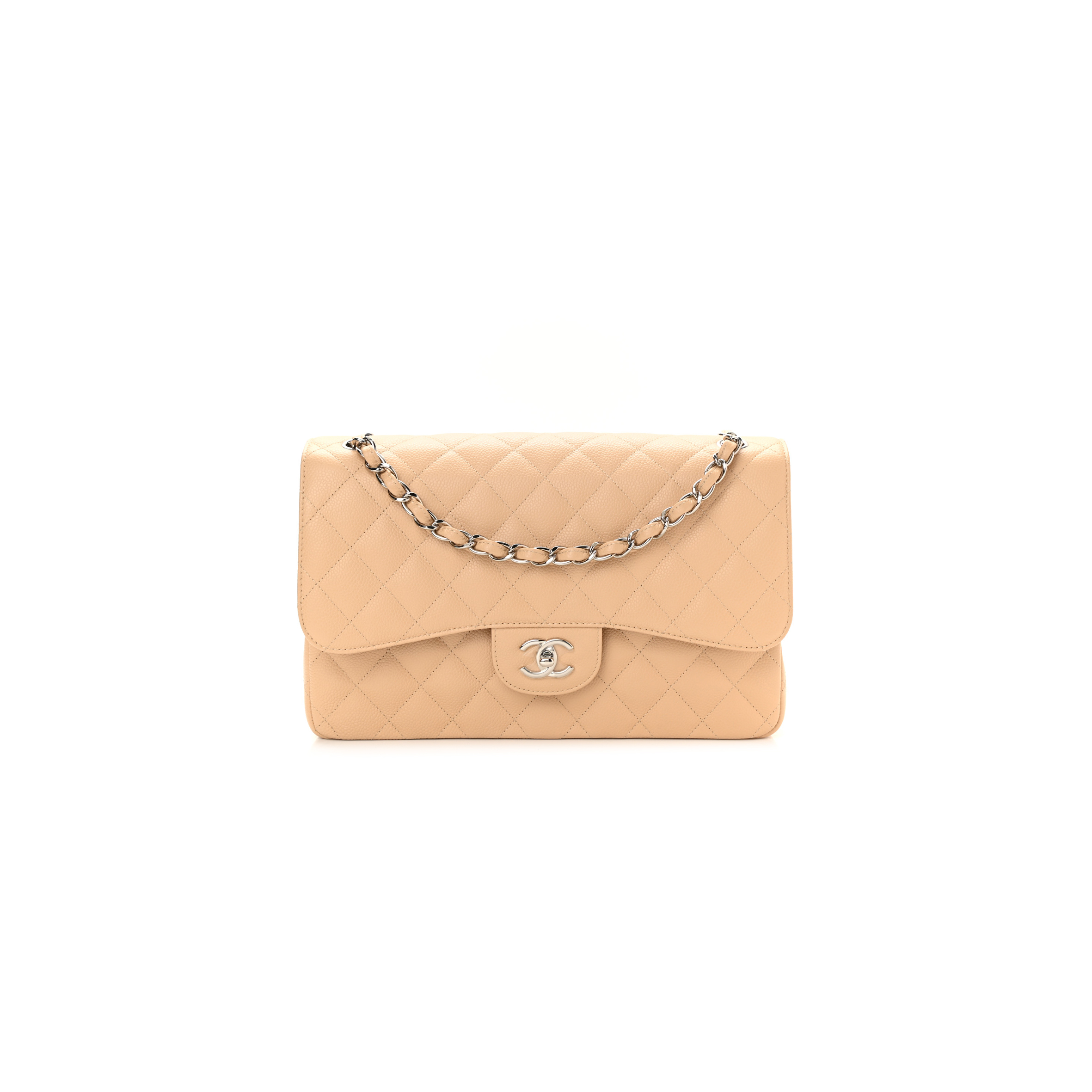 CHANEL CAVIAR QUILTED JUMBO DOUBLE FLAP 1153723 (30*19*9cm)